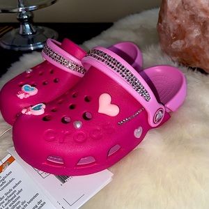 Brand New Bling Crocs! Childrens size 11 NWT